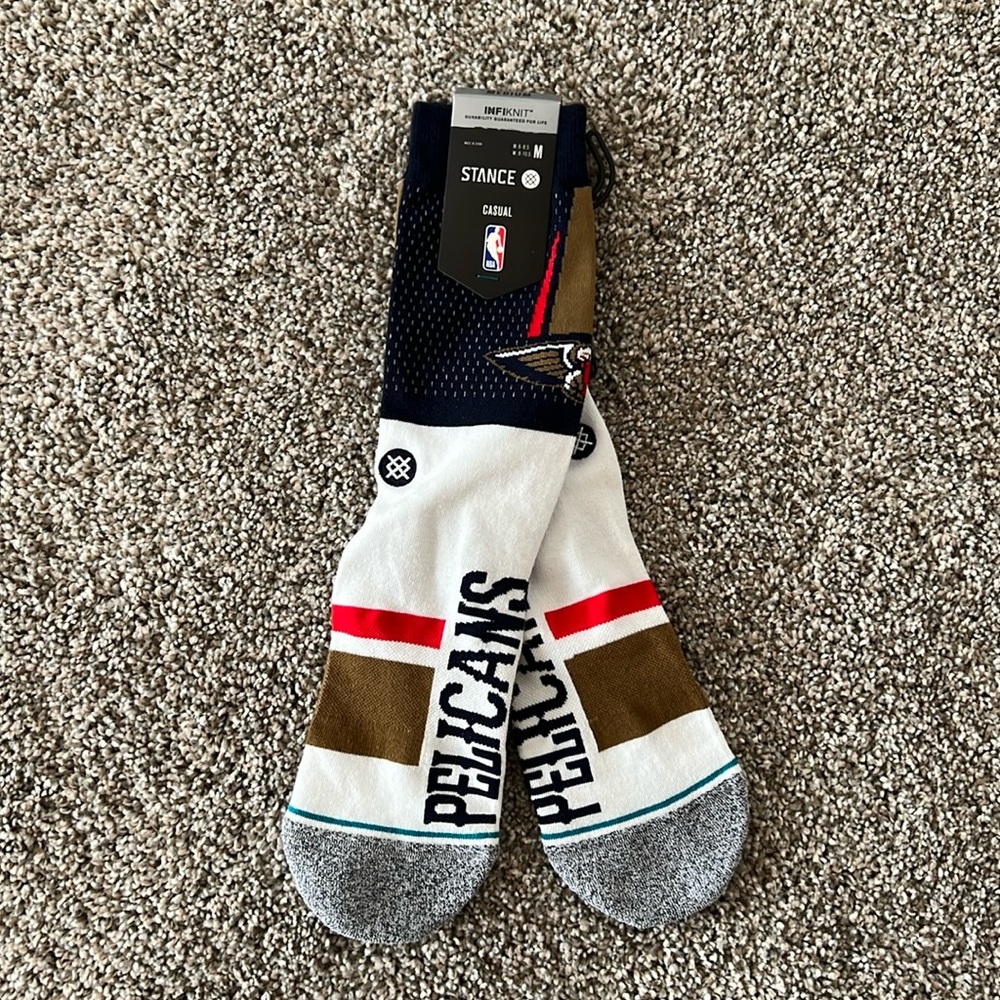 NWT Pelicans Stance Socks  M